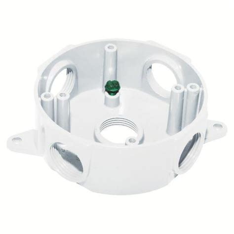 142mm round junction box|shallow round exterior electrical box.